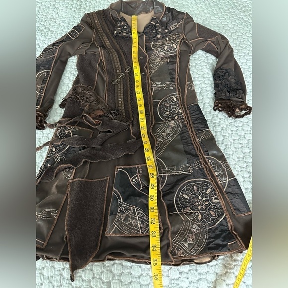 Custom made, Carrie Me Couture, Coat, Intricate Designs Throughout, Size S - Picture 12 of 12